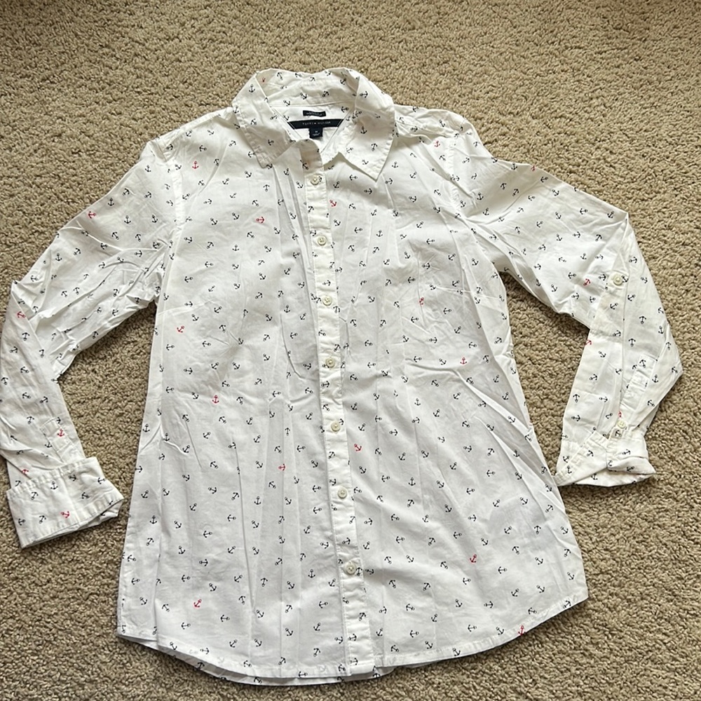 Tommy Hilfiger Nautical Button Down Shirt